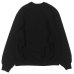 画像2: blurhms ROOTSTOCK（ブラームスルーツストック）Soft&Hard Sweat Crew Neck Pullover（ソフト&ハードスウェットクルーネックプルオーバー）/ Black（ブラック） (2)