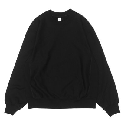 画像1: blurhms ROOTSTOCK（ブラームスルーツストック）Soft&Hard Sweat Crew Neck Pullover（ソフト&ハードスウェットクルーネックプルオーバー）/ Black（ブラック）