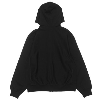 画像2: blurhms ROOTSTOCK（ブラームスルーツストック）Soft&Hard Sweat Hoodie Zip（ソフト&ハードスウェットフーディジップ）/ Black（ブラック）