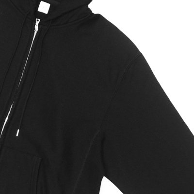 画像4: blurhms ROOTSTOCK（ブラームスルーツストック）Soft&Hard Sweat Hoodie Zip（ソフト&ハードスウェットフーディジップ）/ Black（ブラック）