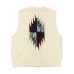 画像2: COOHEM（コーヘン）WOOL CHIMAYO JACQUARD VEST（ウールチマヨジャガードベスト）/ IVORY（アイボリー） (2)