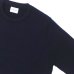 画像4: Yonetomi NEW BASIC（ヨネトミニューベーシック）EX Fine Wool Rib Knit Pull Over（エクストラファインウールニットプルオーバー）/ Navy（ネイビー） (4)