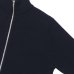 画像5: Yonetomi NEW BASIC（ヨネトミニューベーシック）EX Fine Wool Rib Knit Blouson（エクストラファインウールニットブルゾン）/ Navy（ネイビー） (5)