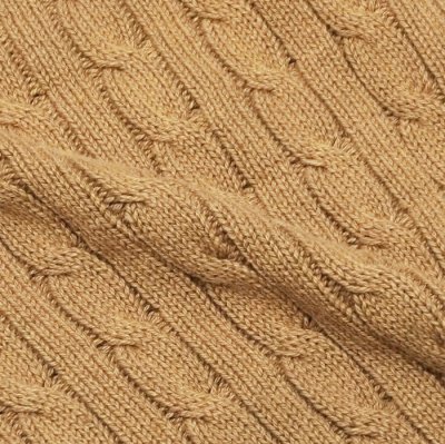 画像6: Yonetomi NEW BASIC（ヨネトミニューベーシック）ORGANIC BROWN COTTON KNIT P/O（オーガニックブラウンコットンニットプルオーバー）"CABLE" / Brown（ブラウン）
