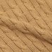 画像6: Yonetomi NEW BASIC（ヨネトミニューベーシック）ORGANIC BROWN COTTON KNIT P/O（オーガニックブラウンコットンニットプルオーバー）"CABLE" / Brown（ブラウン） (6)