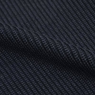 画像6: Yonetomi NEW BASIC（ヨネトミニューベーシック）EX Fine Wool Rib Knit Pull Over（エクストラファインウールニットプルオーバー）/ Navy（ネイビー）