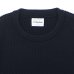 画像3: Yonetomi NEW BASIC（ヨネトミニューベーシック）EX Fine Wool Rib Knit Pull Over（エクストラファインウールニットプルオーバー）/ Navy（ネイビー） (3)
