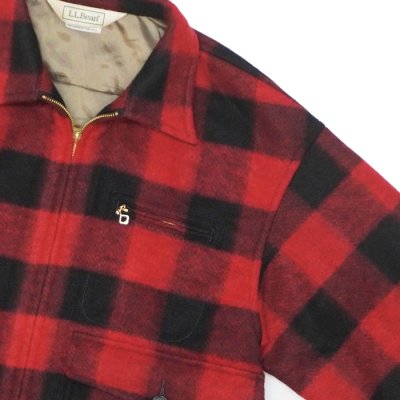 画像5: L.L.Bean Japan Edition（エルエルビーン ジャパンエディション）Men's Pathfinder Mossa Jacket（メンズ パスファインダーモッサジャケット）”Wool Blend Mossa Jersey" / Red×Black（レッド×ブラック）