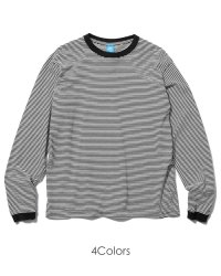 Good On（グッドオン）Long Sleeve Mini Stripe Tee（ロングスリーブミニストライプTシャツ） / 4colors（全4色展開）