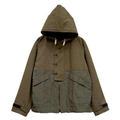 画像1: Nigel Cabourn（ナイジェル・ケーボン）DECK JACKET HALFTEX MODIFY（デッキジャケット - ハーフテックス モディファイ） / Dark Green（ダークグリーン）