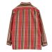 画像2: Nigel Cabourn（ナイジェル・ケーボン）FIELD SHIRT（フィールドシャツ）"HEAVY NEL REVERSIBLE" / Red（レッド） (2)