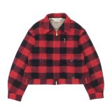 L.L.Bean Japan Edition（エルエルビーン ジャパンエディション）W's Pathfinder Mossa Jacket（ウィメンズ パスファインダーモッサジャケット）"Wool Blend Mossa Jersey" / Red×Black（レッド×ブラック）