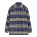 画像4: Nigel Cabourn（ナイジェル・ケーボン）FIELD SHIRT（フィールドシャツ）"HEAVY NEL REVERSIBLE" / Blue（ブルー） (4)