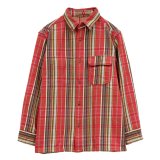 Nigel Cabourn（ナイジェル・ケーボン）FIELD SHIRT（フィールドシャツ）"HEAVY NEL REVERSIBLE" / Red（レッド）
