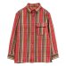 画像1: Nigel Cabourn（ナイジェル・ケーボン）FIELD SHIRT（フィールドシャツ）"HEAVY NEL REVERSIBLE" / Red（レッド） (1)