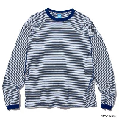 画像2: Good On（グッドオン）Long Sleeve Mini Stripe Tee（ロングスリーブミニストライプTシャツ） / 4colors（全4色展開）