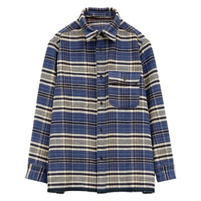 画像3: Nigel Cabourn（ナイジェル・ケーボン）FIELD SHIRT（フィールドシャツ）"HEAVY NEL REVERSIBLE" / Blue（ブルー）