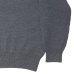 画像5: Yonetomi NEW BASIC（ヨネトミニューベーシック）EX Fine Wool Rib Knit Pull Over（エクストラファインウールニットプルオーバー）/ Gray（グレー） (5)