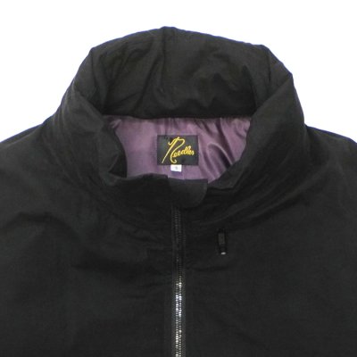 画像4: NEEDLES（ニードルズ）Hooded Down Sur Coat（フーデットダウンサーコート）"Wax High Density" / Black（ブラック）