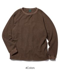 Good On（グッドオン）Long Sleeve Knit （ロングスリーブニット）"Rib Knit Pigment Dye" / 4Colors（全4色展開）