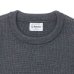 画像3: Yonetomi NEW BASIC（ヨネトミニューベーシック）EX Fine Wool Rib Knit Pull Over（エクストラファインウールニットプルオーバー）/ Gray（グレー） (3)