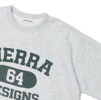 画像4: SIERRA DESIGNS（シエラデザインズ）SIERRA 64 SWEAT（シエラ64スウェット） / Ash Grey×Green（アッシュグレー×グリーン）