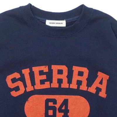 画像3: SIERRA DESIGNS（シエラデザインズ）SIERRA 64 SWEAT（シエラ64スウェット） / Navy×Orange（ネイビー×オレンジ）