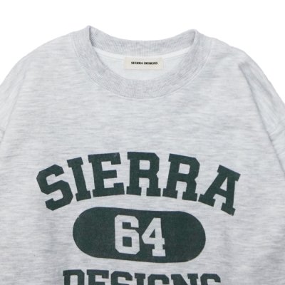画像3: SIERRA DESIGNS（シエラデザインズ）SIERRA 64 SWEAT（シエラ64スウェット） / Ash Grey×Green（アッシュグレー×グリーン）