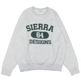SIERRA DESIGNS（シエラデザインズ）SIERRA 64 SWEAT（シエラ64スウェット） / Ash Grey×Green（アッシュグレー×グリーン）
