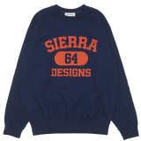 SIERRA DESIGNS（シエラデザインズ）SIERRA 64 SWEAT（シエラ64スウェット） / Navy×Orange（ネイビー×オレンジ）