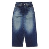 blurhms ROOTSTOCK（ブラームスルーツストック）13.5oz Denim Pants Wide（13.5ozデニムパンツ ワイド）/ USED-Indigo（ユーズドインディゴ）【裾上げ無料】