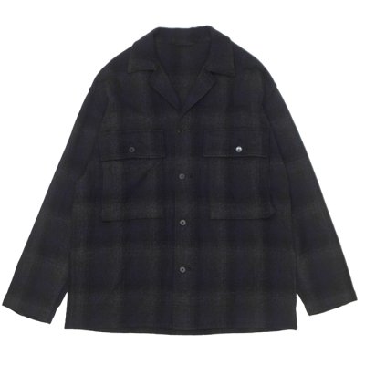 画像1: KAPTAIN SUNSHINE（キャプテンサンシャイン）Alpaca Wool Field Jacket（アルパカウールフィールドジャケット） / Dark Navy（ダークネイビー）