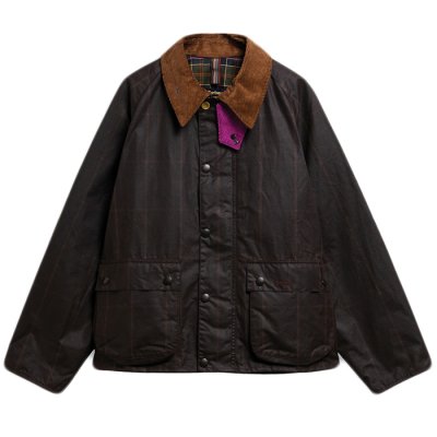 画像1: Barbour（バブァー）TRANSPORT Window Pane（トランスポート ”ウィンドウペン”）"Collaboration by Paul Smith" / Brown（ブラウン）
