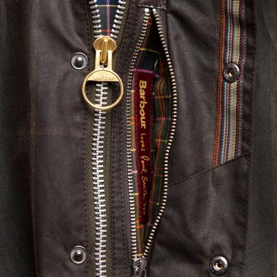 画像6: Barbour（バブァー）TRANSPORT Window Pane（トランスポート ”ウィンドウペン”）"Collaboration by Paul Smith" / Brown（ブラウン）