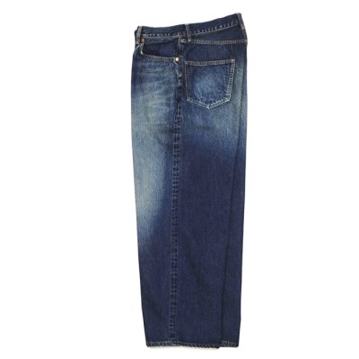 画像3: blurhms ROOTSTOCK（ブラームスルーツストック）13.5oz Denim Pants Wide（13.5ozデニムパンツ ワイド）/ USED-Indigo（ユーズドインディゴ）【裾上げ無料】