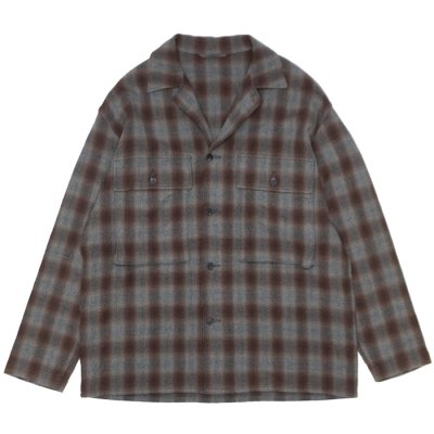 画像1: KAPTAIN SUNSHINE（キャプテンサンシャイン）Alpaca Wool Field Jacket（アルパカウールフィールドジャケット） / Grey（グレー）