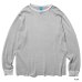 画像3: Good On（グッドオン）光電子 Long Sleeve Thermal （光電子ロングスリーブニット）"Rib Knit Pigment Dye" / 3Colors（全3色展開） (3)