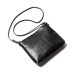 画像1: Y'2 LEATHER（ワイツーレザー）NATURAL SCAR HORSE SACOCHE（ナチュラル スカー ホース サコッシュ）Black（ブラック） (1)