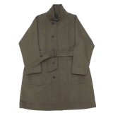 KAPTAIN SUNSHINE（キャプテンサンシャイン）Stand Collar Coat（スタンドカラーコート） "Cotton Wool Double Cloth" / Moss（モス）