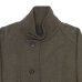 画像3: KAPTAIN SUNSHINE（キャプテンサンシャイン）Stand Collar Coat（スタンドカラーコート） "Cotton Wool Double Cloth" / Moss（モス） (3)