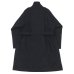 画像2: KAPTAIN SUNSHINE（キャプテンサンシャイン）Stand Collar Coat（スタンドカラーコート） "Cotton Wool Double Cloth" / Charcoal（チャコール） (2)
