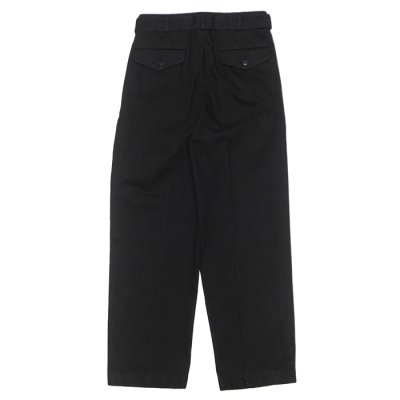 画像2: KAPTAIN SUNSHINE（キャプテンサンシャイン）Dyed Denim Riviera Pants（ダイドデニムリベラパンツ） / Black（ブラック）【裾上げ無料】