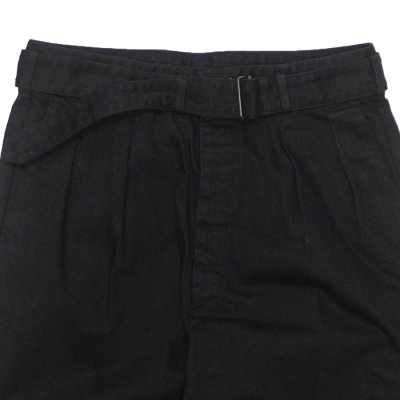 画像3: KAPTAIN SUNSHINE（キャプテンサンシャイン）Dyed Denim Riviera Pants（ダイドデニムリベラパンツ） / Black（ブラック）【裾上げ無料】