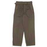 KAPTAIN SUNSHINE（キャプテンサンシャイン）Dyed Denim Riviera Pants（ダイドデニムリベラパンツ） / Cub Brown（カブブラウン）【裾上げ無料】