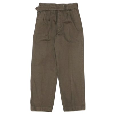 画像1: KAPTAIN SUNSHINE（キャプテンサンシャイン）Dyed Denim Riviera Pants（ダイドデニムリベラパンツ） / Cub Brown（カブブラウン）【裾上げ無料】