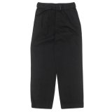 KAPTAIN SUNSHINE（キャプテンサンシャイン）Dyed Denim Riviera Pants（ダイドデニムリベラパンツ） / Black（ブラック）【裾上げ無料】