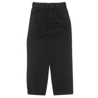 KAPTAIN SUNSHINE（キャプテンサンシャイン）Dyed Denim Riviera Pants（ダイドデニムリベラパンツ） / Black（ブラック）【裾上げ無料】