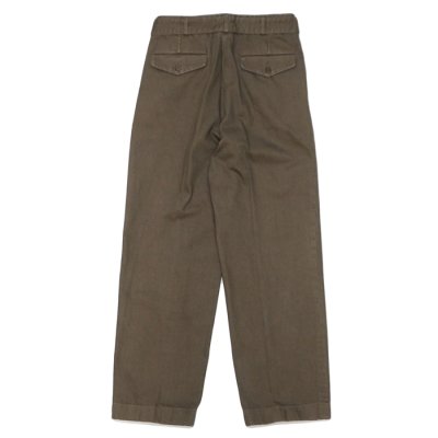 画像2: KAPTAIN SUNSHINE（キャプテンサンシャイン）Dyed Denim Riviera Pants（ダイドデニムリベラパンツ） / Cub Brown（カブブラウン）【裾上げ無料】
