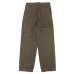 画像2: KAPTAIN SUNSHINE（キャプテンサンシャイン）Dyed Denim Riviera Pants（ダイドデニムリベラパンツ） / Cub Brown（カブブラウン）【裾上げ無料】 (2)