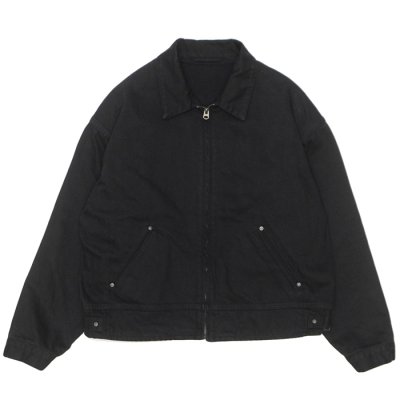 画像1: KAPTAIN SUNSHINE（キャプテンサンシャイン）Dyed Denim Work Jacket（ダイドデニムジワークャケット）/ Black（ブラック）